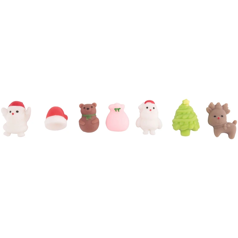 Адвент Календарь на 2023 год Рождественский календарь обратного отсчета Игрушка 24 шт. Разные милые игрушки для детей с животными моти 3