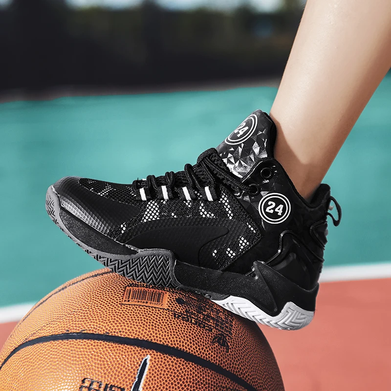 Детская баскетбольная обувь Спортивная обувь для мальчиков Дышащая нескользящая высококачественная спортивная баскетбольная обувь для девочек Размер 31-40 5