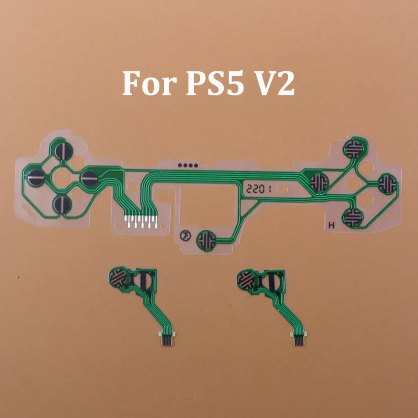 JCD для PS5 V1 V2 V3 Кнопка Ленточная печатная плата для контроллера Проводящая пленка Клавиатура Гибкий кабель 4
