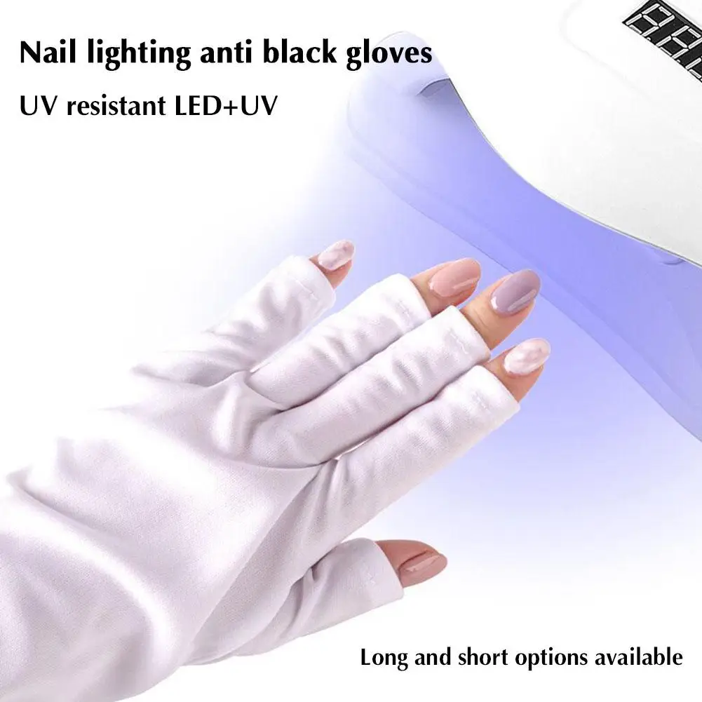 Anti UV Маникюр Перчатки для ногтей Профессиональная защита рук Вентилируемый солнцезащитный крем для ногтей Сушилка Инструменты Светодиодная лампа Радиационный O1N2 3