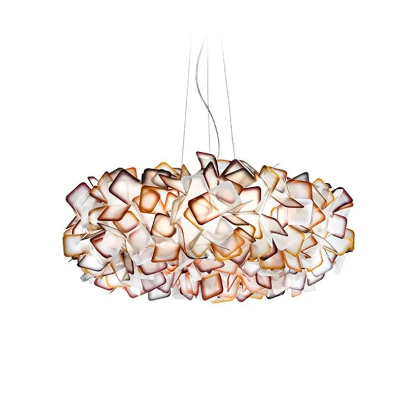 скандинавский минималистичный цветок светодиодный подвесной светильник акриловый спальня E27 Гостиная ресторан светильники лампа современный 3