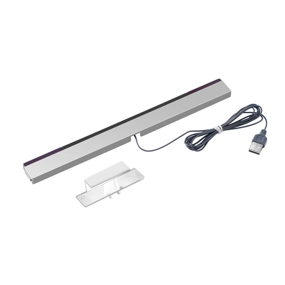 Игровые аксессуары для Wii Сенсорная панель Проводные приемники ИК-сигнал Луч USB Штекер Замена датчика Бар Ресивер для WII/WIIU 0