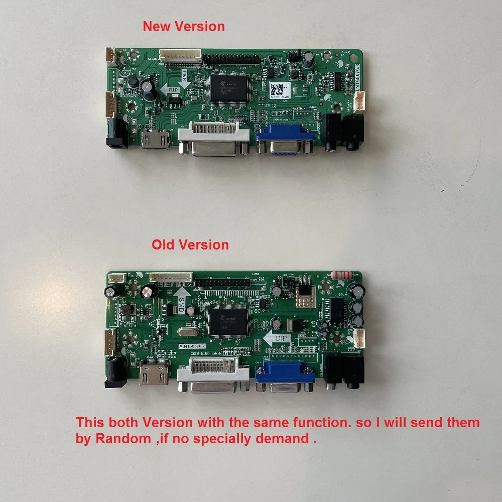 ЖК-ДИСПЛЕЙ LVDS VGA Комплект платы контроллера DVI M.NT68676 Для LP154WX4-TLAB/TLB1/TLB2/TLB4/TLB5/TLC1/TLC2/TLC3 1280*800 15,4-дюймовая панель Экран 1