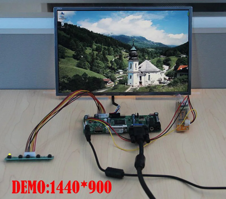 ЖК-ДИСПЛЕЙ LVDS VGA Комплект платы контроллера DVI M.NT68676 Для LP154WX4-TLAB/TLB1/TLB2/TLB4/TLB5/TLC1/TLC2/TLC3 1280*800 15,4-дюймовая панель Экран 5