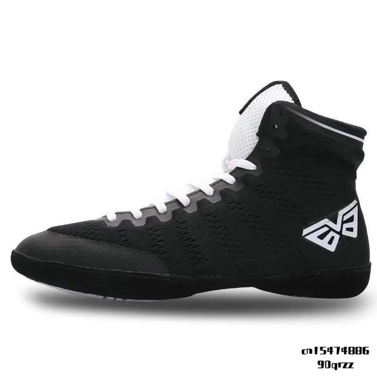 Новая дышащая тренировочная борцовская обувь Мужские белые черные легкие боксерские кроссовки Flighting носит мужские борцовские кроссовки 1