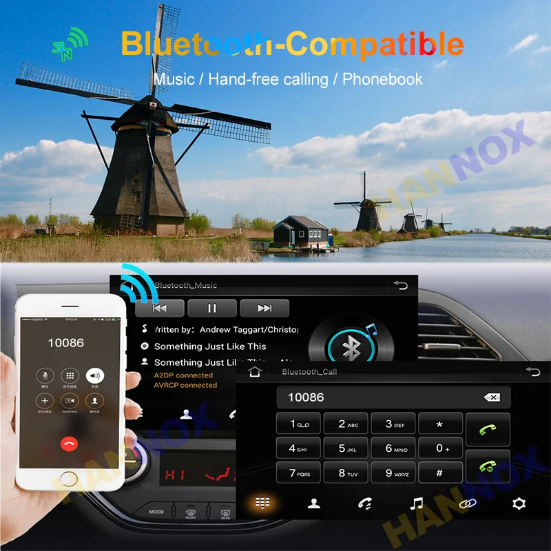 HANNOX для Honda Element YH 2002 - 2011 2 Din Android Авто Беспроводной Carplay BT Авто Радио Мультимедийный видеоплеер Головное устройство Рама 4