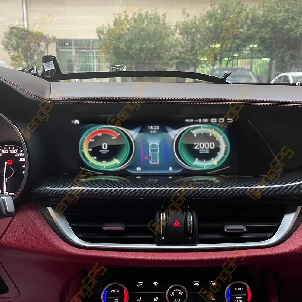 Android 11 Qualcomm Для Alfa Romeo 2015-2020 Автомагнитола Мультимедийный плеер GPS Навигация Беспроводной Carplay BT 1