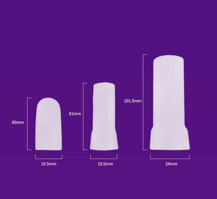  Новый S / M / L / Вакуумный удлинитель чашки Силиконовые рукава для пениса Зажимной комплект для увеличения пениса / экстендера / растяжки Замена резины 4