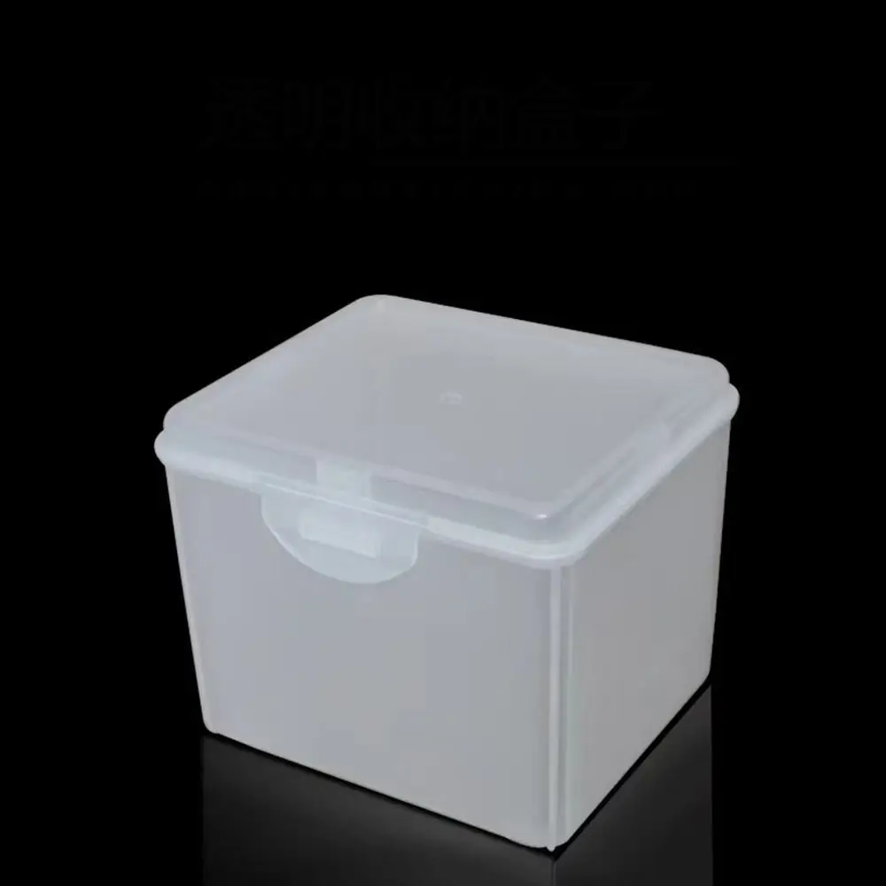 с крышкой ящик для хранения многоцелевой прямоугольной формы чехол для хранения прозрачный пластиковый контейнер для небольших вещей для хранения ювелирных изделий оголовье 1