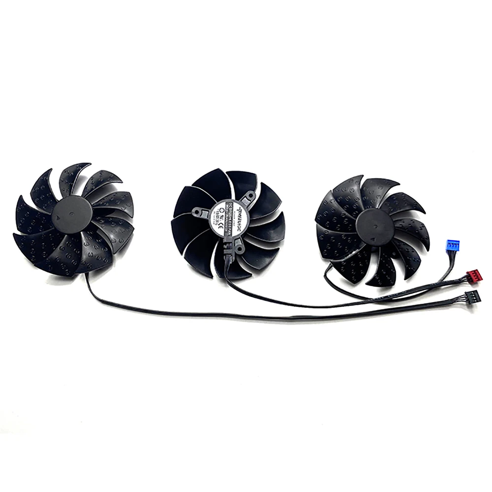 Высококачественные вентиляторы видеокарты Вентилятор охлаждения для EVGA RTX3070 3070ti 3080 3080TI XC3 Видеокарта Аксессуары для рассеивания тепла 2