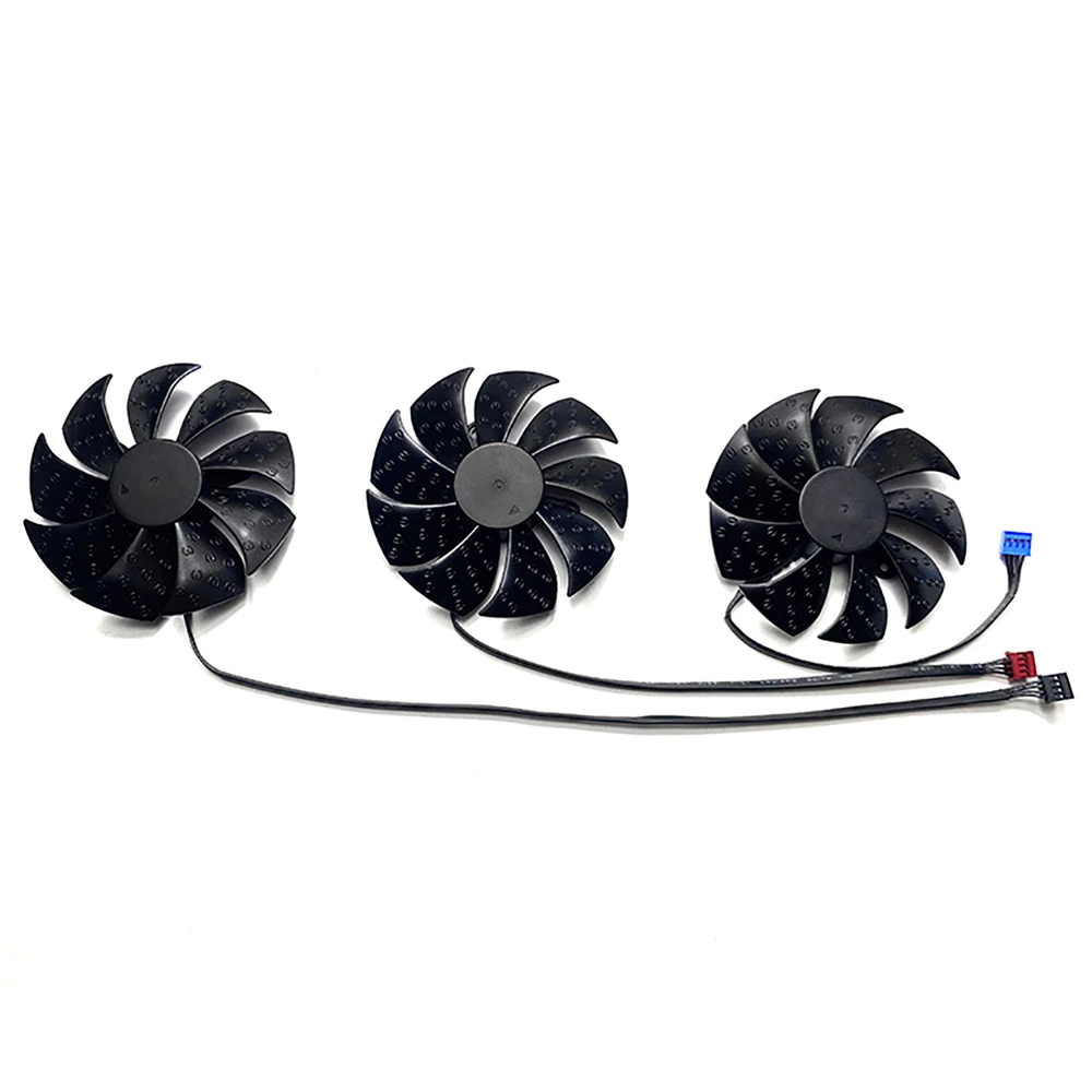 Высококачественные вентиляторы видеокарты Вентилятор охлаждения для EVGA RTX3070 3070ti 3080 3080TI XC3 Видеокарта Аксессуары для рассеивания тепла 3