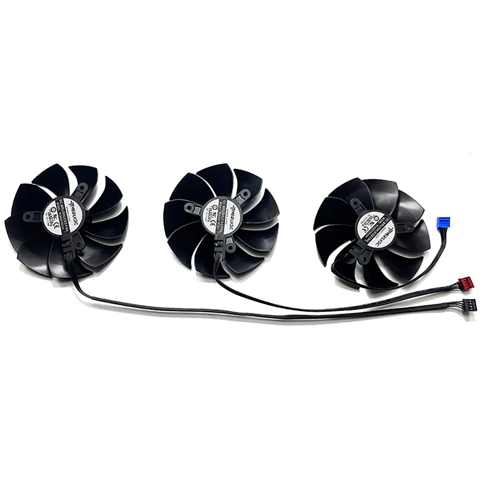 Высококачественные вентиляторы видеокарты Вентилятор охлаждения для EVGA RTX3070 3070ti 3080 3080TI XC3 Видеокарта Аксессуары для рассеивания тепла 4