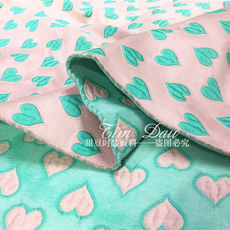 Бесплатная доставка! Розовая жаккардовая модная ткань хрустящая куртка для платья DIY ткань оптом высококачественная жаккардовая ткань 4