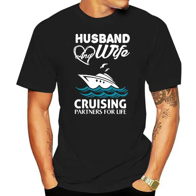 Мужская футболка Муж и жена Круизные партнеры Для L футболки Женская футболка
