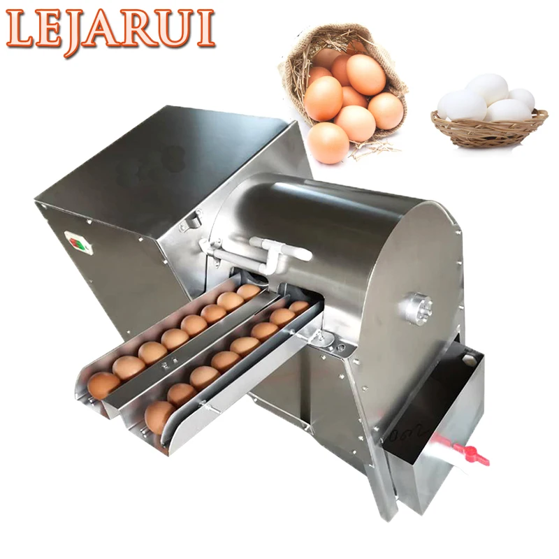 Коммерческий очиститель куриных яиц Двухрядная машина для очистки яиц