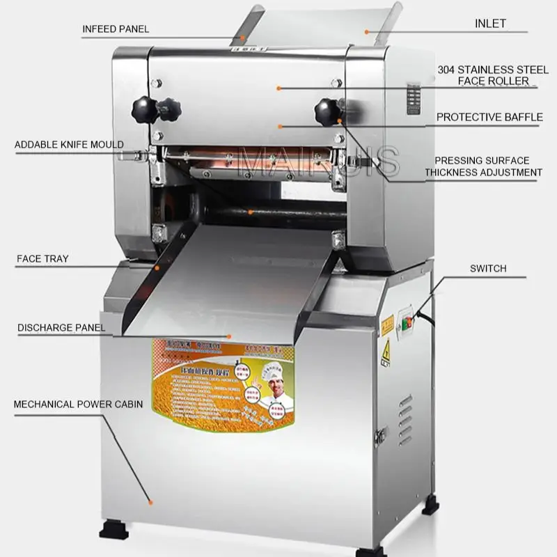 Автоматическая машина для приготовления макаронных изделий для лапши Машина для производства лапши Maquina de Pasta Промышленная машина для прессования лапши 2