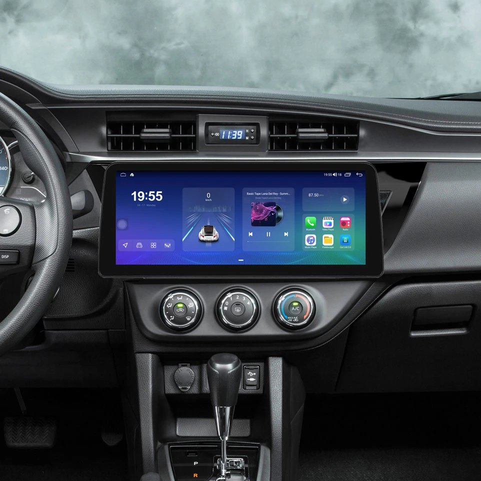 Для Toyota Corolla 11 E170 Auris 20 2014 2015 2016 DVDAndroid Auto 2K QLED GPS Навигация Авто Радио CarPlay Головное устройство CarPlay 1