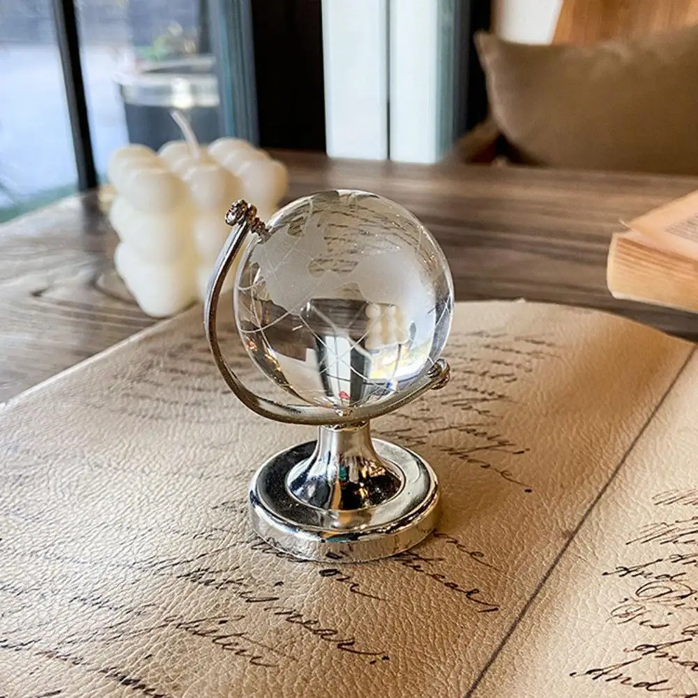 Круглый шар Земли Мини для офисного шара из искусственного кристалла Шар decoración hogar 2