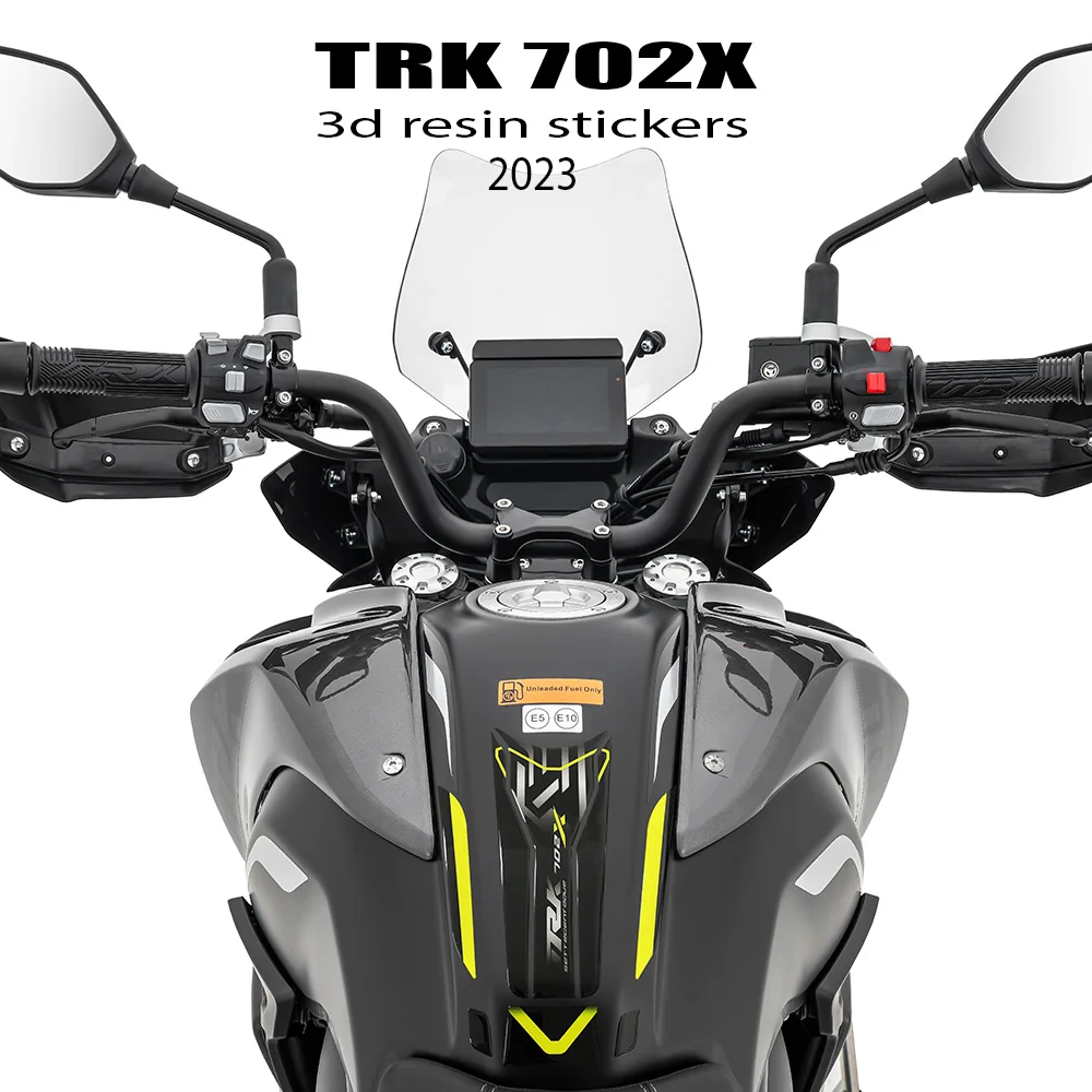 Мотоцикл 3D Гель Эпоксидная смола Наклейка Бак Защитный Комплект Trk702x Аксессуары для Benelli TRK 702X 2023-
