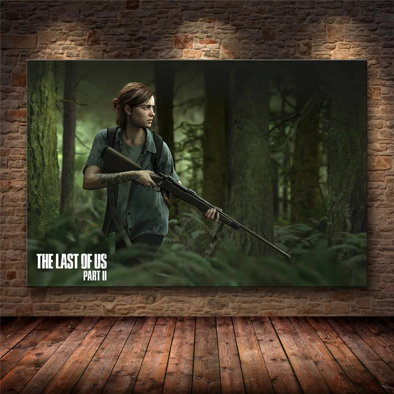 The Last Of Us Poster Print Zombie Survival Horror Action TV Game Pitcures плакат для холста плакат украшение плакат картина без рамы 1