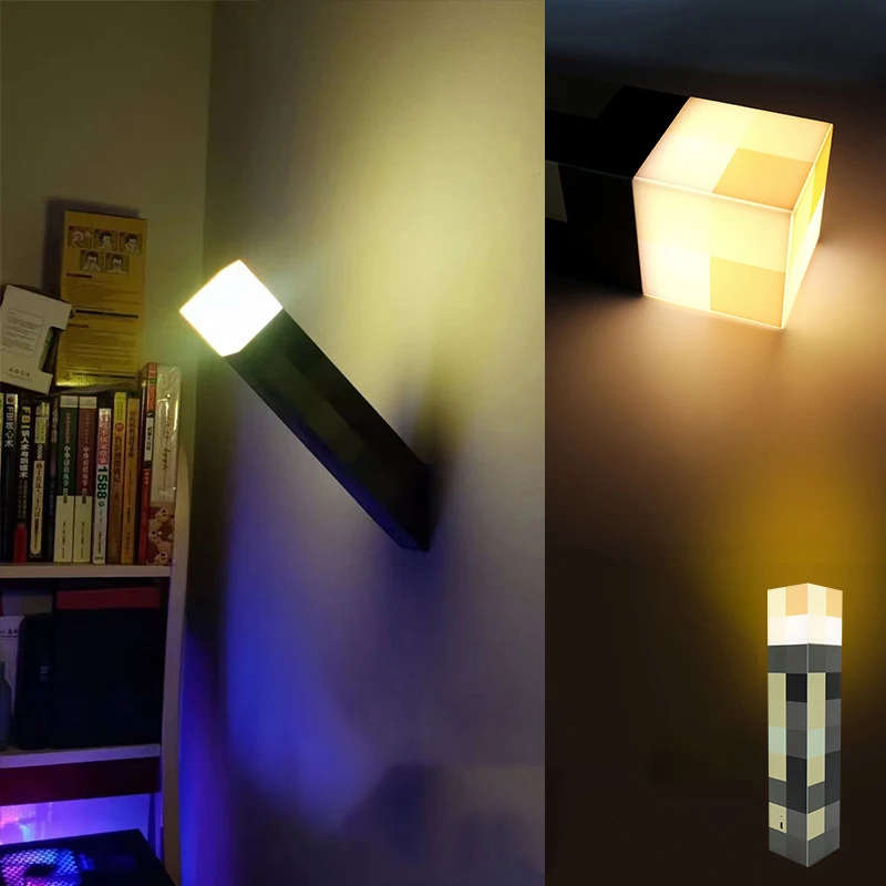 Brownstone Torch Light 4 цвета Светодиодный USB Перезаряжаемый ночник для гостиной Спальня Украшение домашней вечеринки Подарочная настольная лампа 0