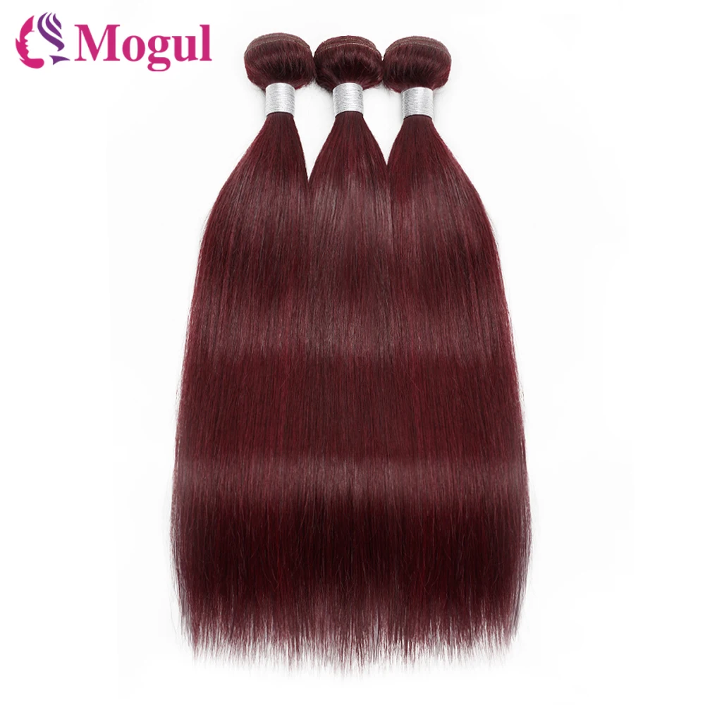 Цвет #99j бордовый 3/4 пучка прямых двойных уточных пучков человеческих волос бразильский реми плетение волос 10-26 дюймов