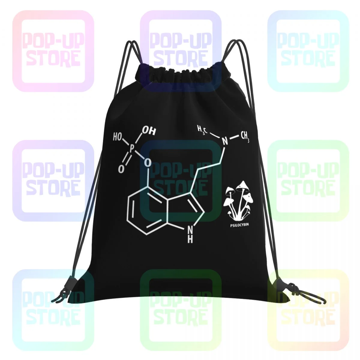Псилоцибин Химическая формула Волшебные грибы Психоделические сумки на шнурке Спортивная сумка Складная одежда Рюкзаки