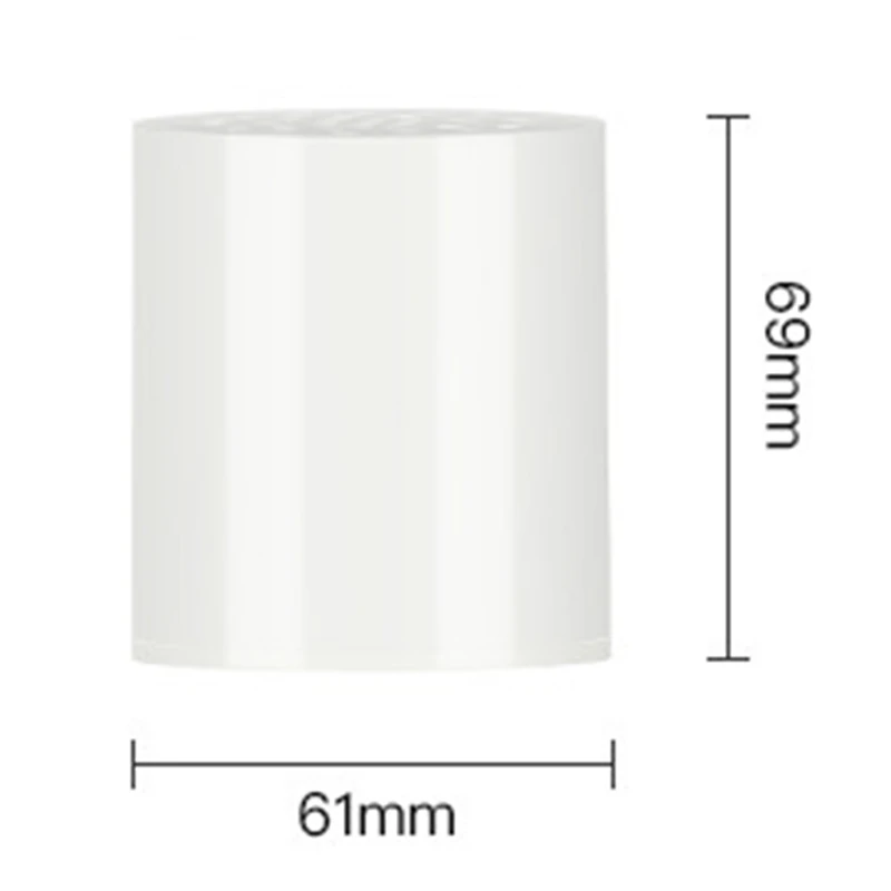 5 шт. 20-ступенчатый фильтр для душа Замена фильтра для душа Фильтр для жесткой воды (белый) 5