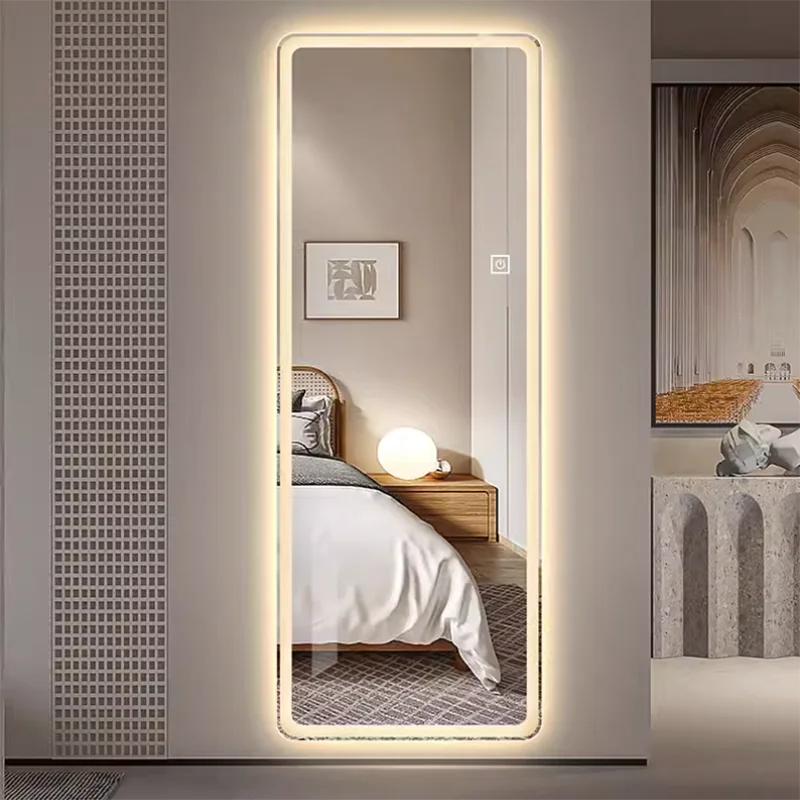 Nordic Art Mirror Спальня Роскошная скандинавская эстетика зеркала в полный рост с светлыми декоративными зеркалами Espejos Decorativos de Pared 5