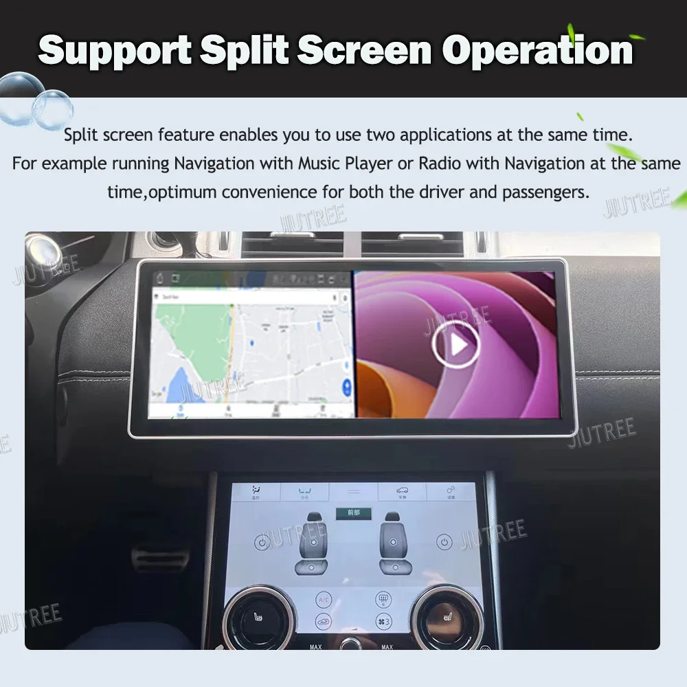 Android 12 Автомагнитола для Land Rover Evoque L551 L538 2012-2019 12,3-дюймовый стереофонический мультимедийный плеер CarPlay GPS-навигационный блок 1