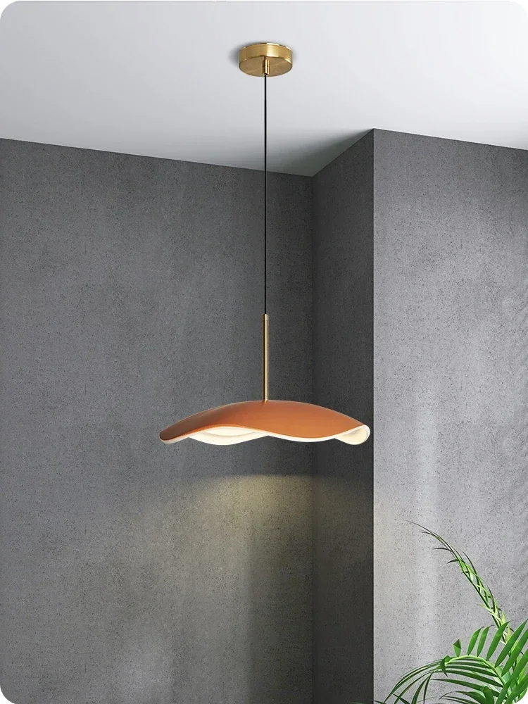  Люстра для столовой Nordic Lotus Leaf Bar Lamp Новая современная минималистичная светодиодная лампа для спальни 1