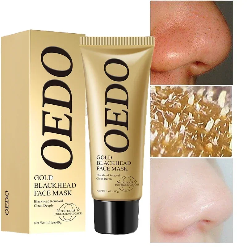 OEDO Gold Peeling Маска для лица Глубокое очищение Антивозрастной Антивозрастной Отбеливающий Морщины Отбеливание Черные Точки Удаленная Отрывная Маска Уход за кожей лица 3