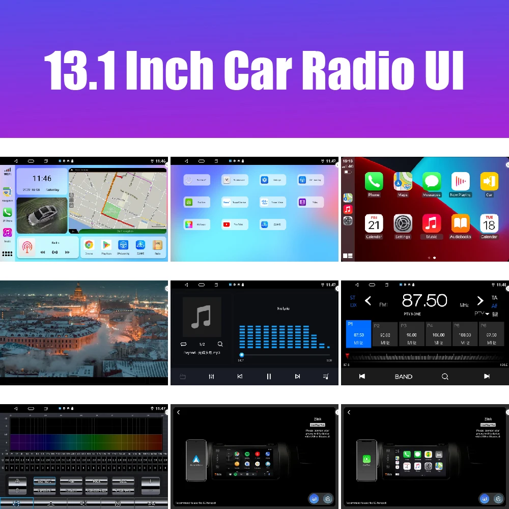 13,1 дюйма Автомагнитола для TATA ZEST RHD Авто DVD GPS Навигация Стерео Carplay 2 Din Central Multimedia Android Auto 4