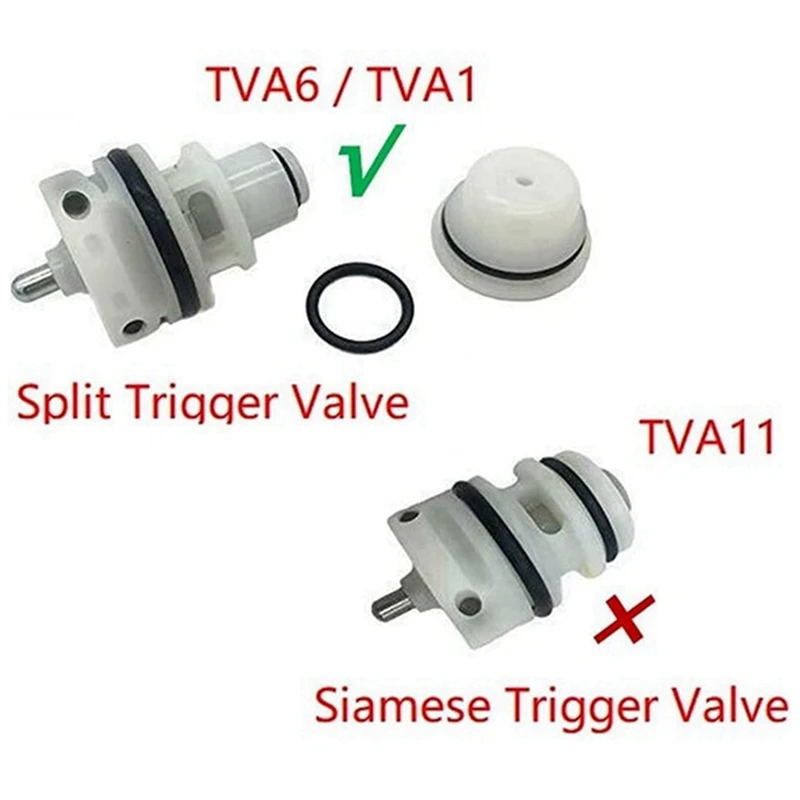2X Комплект для восстановления уплотнительного кольца и триггерный клапан TVA6 / TVA1 подходит для Bostitch F28WW F21PL F33PT Детали обрамления гвоздезабивателя 3