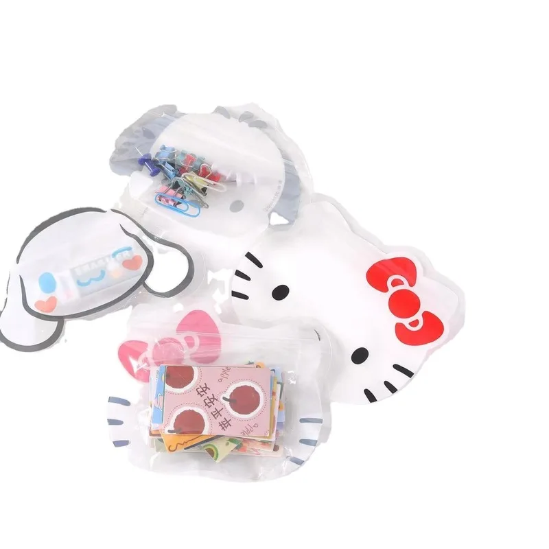 30 / 60 / 120 шт. Мультфильм Sanrio Kuromi Melody Hello Kitty Запечатывающий мешок Мешок для пыли Самогерметизирующаяся упаковочная сумка Сумка для хранения Подарочная сумка 4