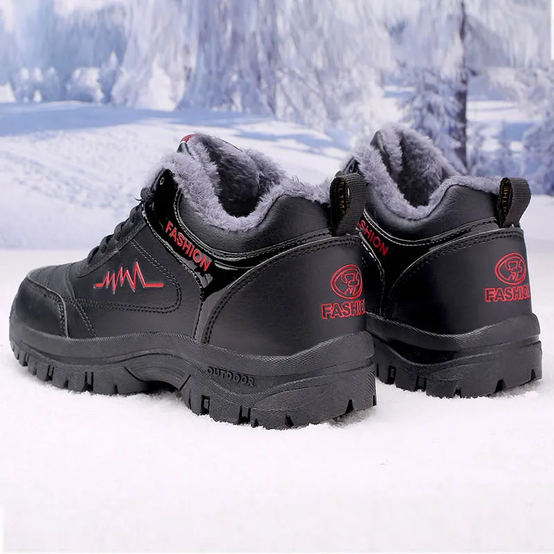 Новая зимняя спортивная обувь женская плюс кашемировая теплая хлопковая обувь с толстой мягкой подошвой повседневная обувь черные водонепроницаемые кроссовки 5