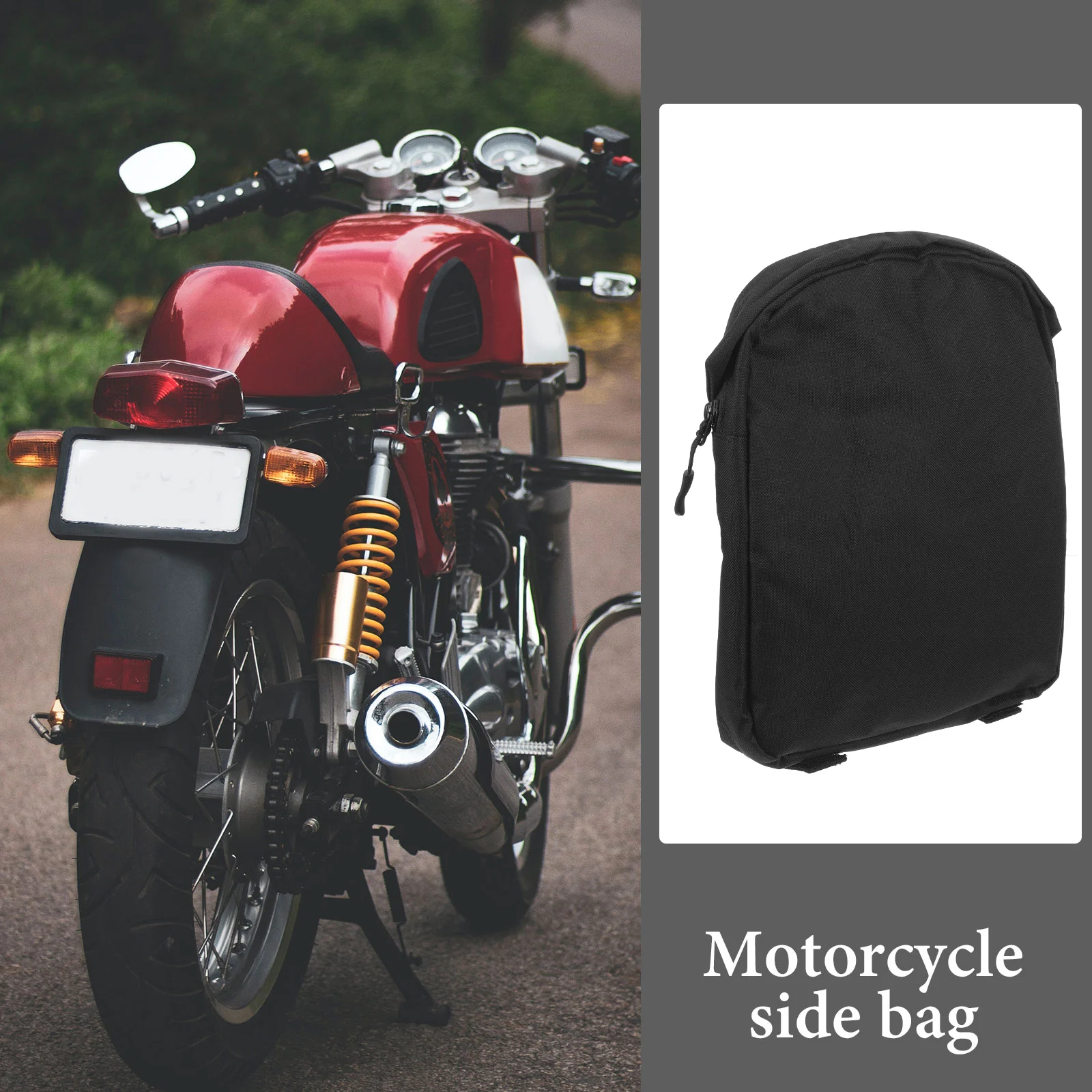 1 шт. Задняя сумка для хранения хвостовой сумки, совместимая с мотоциклом R1200GS R1250GS (черная) 5