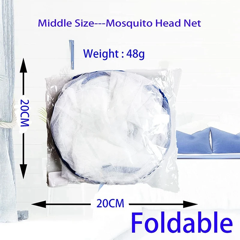 сетчатый тканевый чехол против комаров складной -вверх дорожная москитная сетка для установки без кровати - среднего размера 5