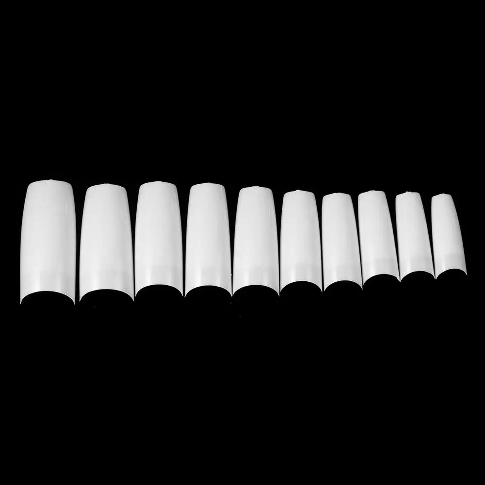 500 шт. 9 стилей DIY Акрил Белый Прозрачный Натуральные Искусственные Ногти Красота Инструменты Накладные Ногти Маникюр 4