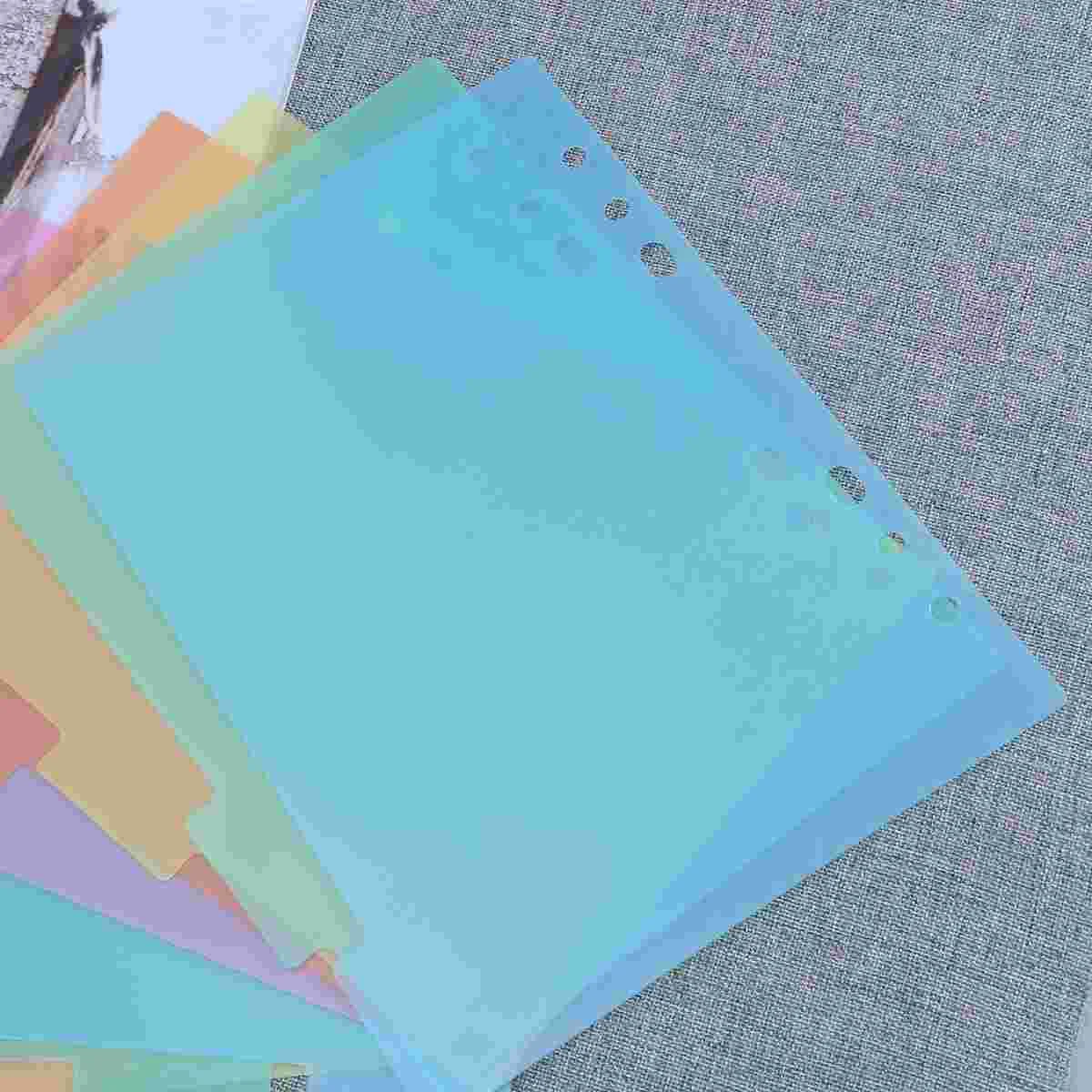 2 шт. Вкладка Карточки Разделитель страниц для блокнота Блокноты Цветные этикетки Карман 1