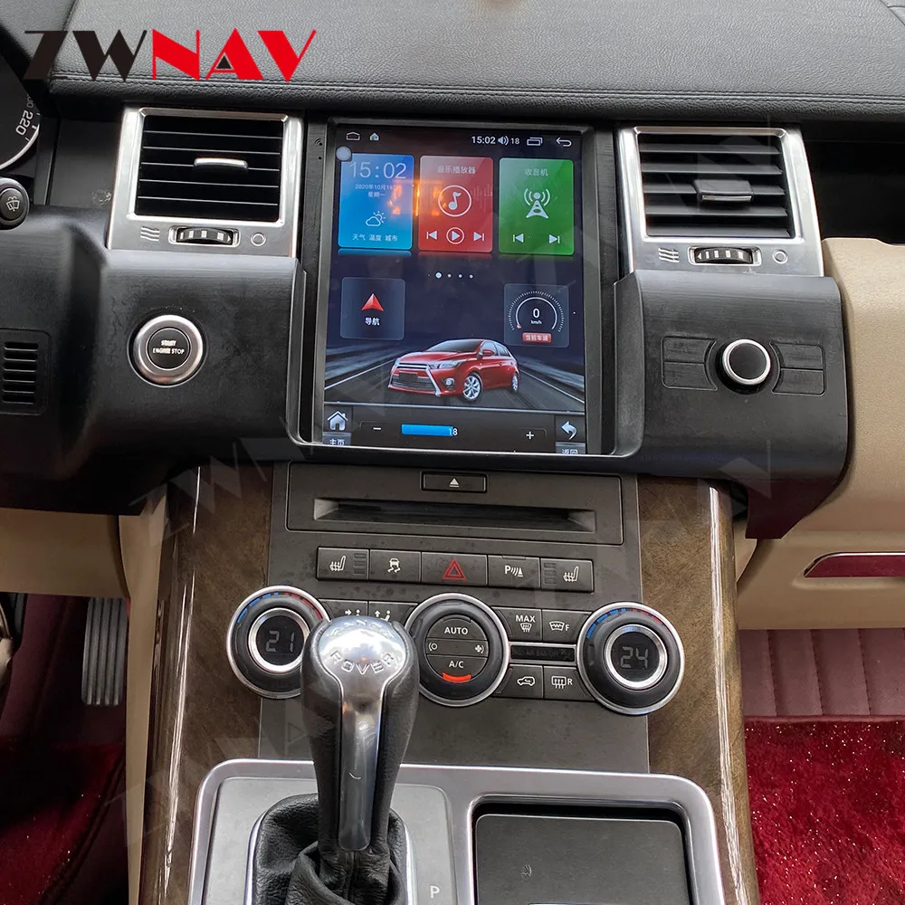 Android 12.0 Carplay для Land Rover Range Rover 2010 2011 2012 2013 Tesa - мультимедийный плеер с автоматическим сенсорным экраном стерео головное устройство 2