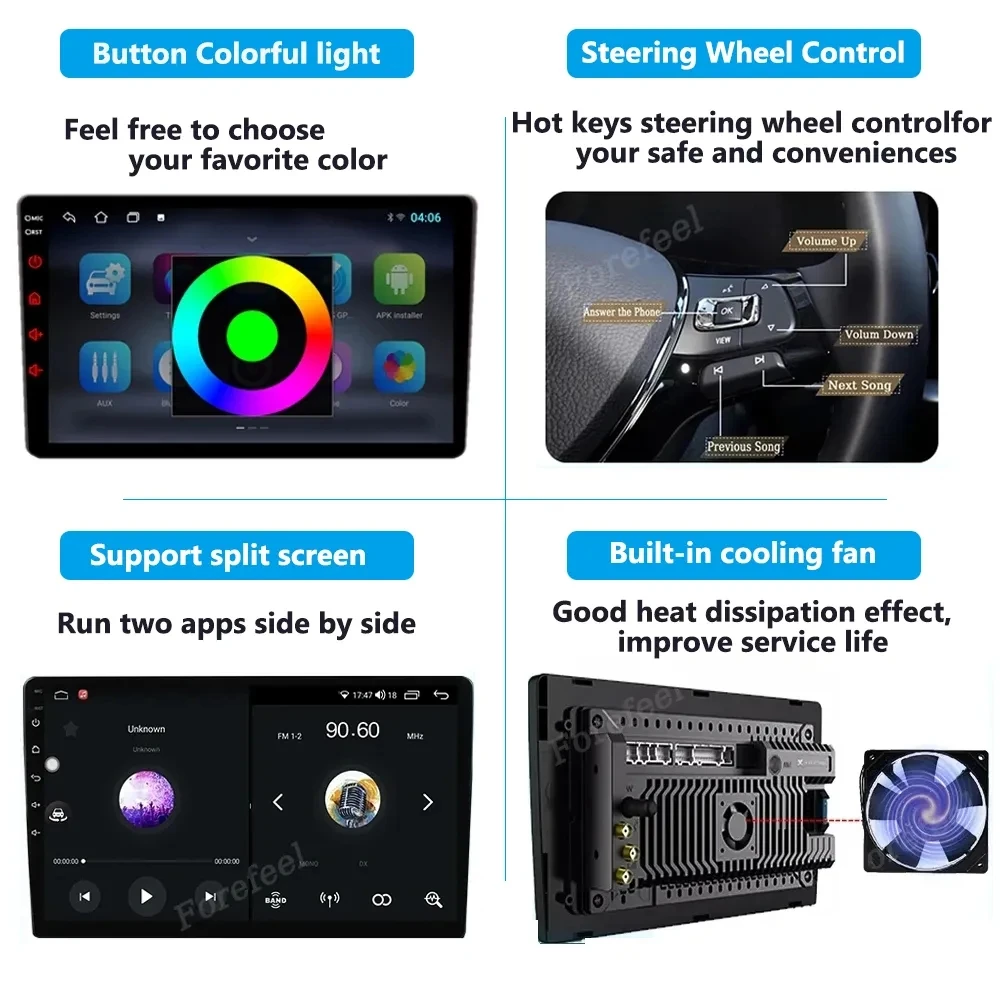 Android Для Subaru Forester 5 2018 - 2021 Автоплеер Авто Радио Видео Мультимедиа Навигация НЕТ 2din DVD Экран Видеорегистратор WiFi 5G 3