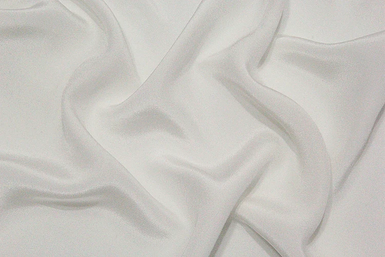 100% шелковая ткань шириной 138 см 30 мм тяжелая ткань крепдешин белая креповая платье юбка высококачественная шелковая ткань специальные предложения 3