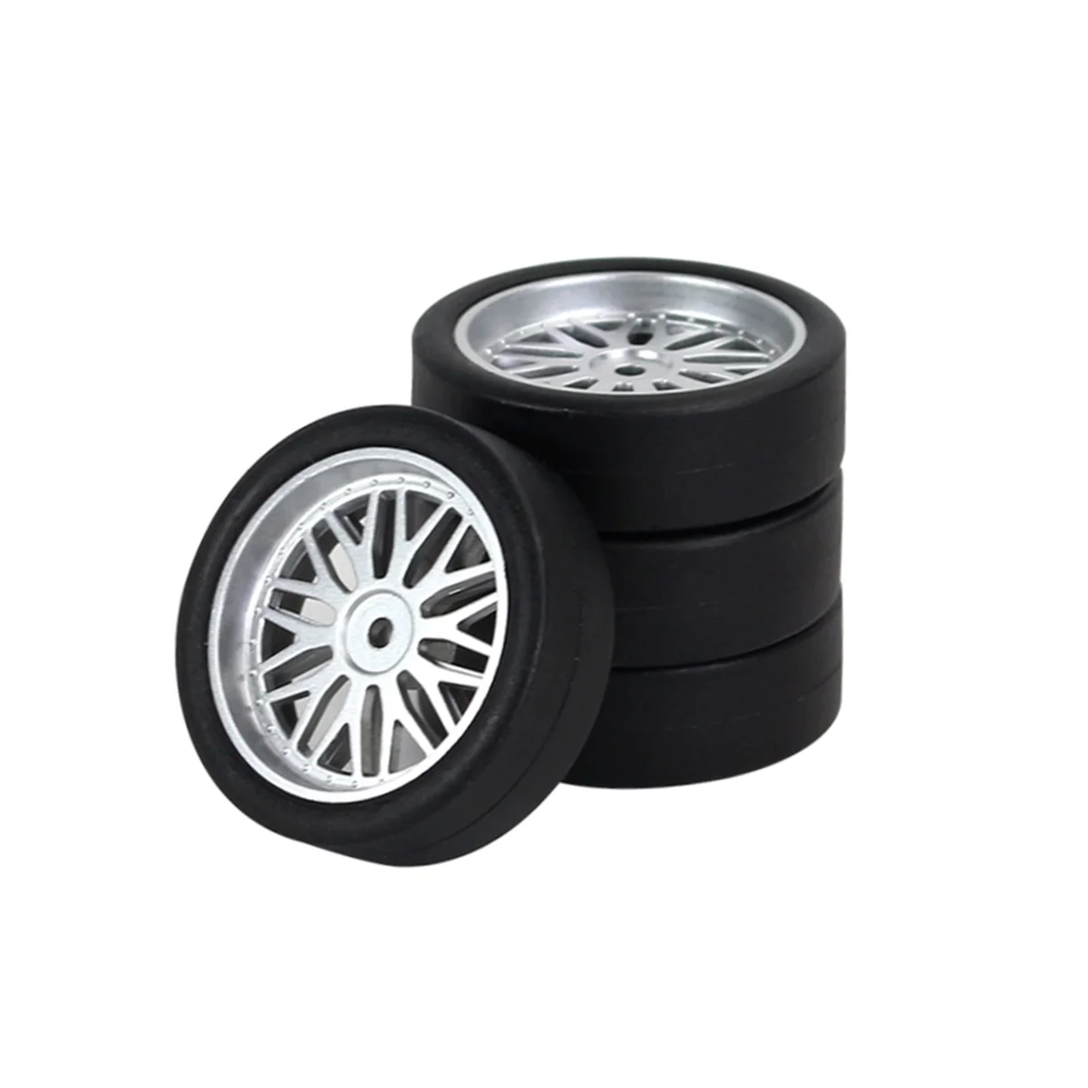4 шт. 32 мм RC Drift Tire Wheel Hard Tire для LDRC AE86 1/18 RC Авто Обновление Аксессуары 0