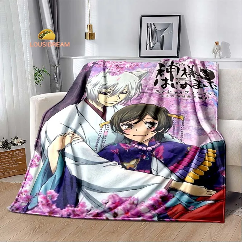 Cartoon K-Kamisama Kiss Фланелевое мягкое теплое одеяло Ретро одеяло Кровать Спальня Гостиная Диван Путешествия Пикник Одеяло Подарок на день рождения 0