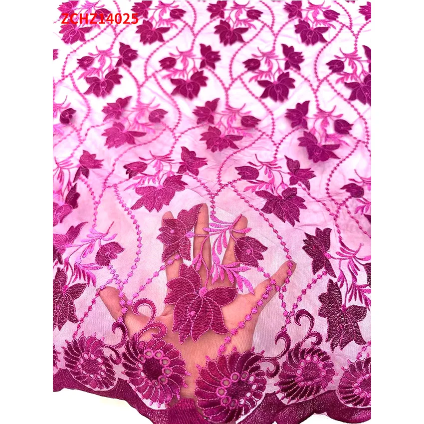 африканская вуаль кружевная ткань швейцария жаккардовая парчовая ткань 5 ярдов гипюровая ткань вечерние платья женщины для свадебного дизайнера 3