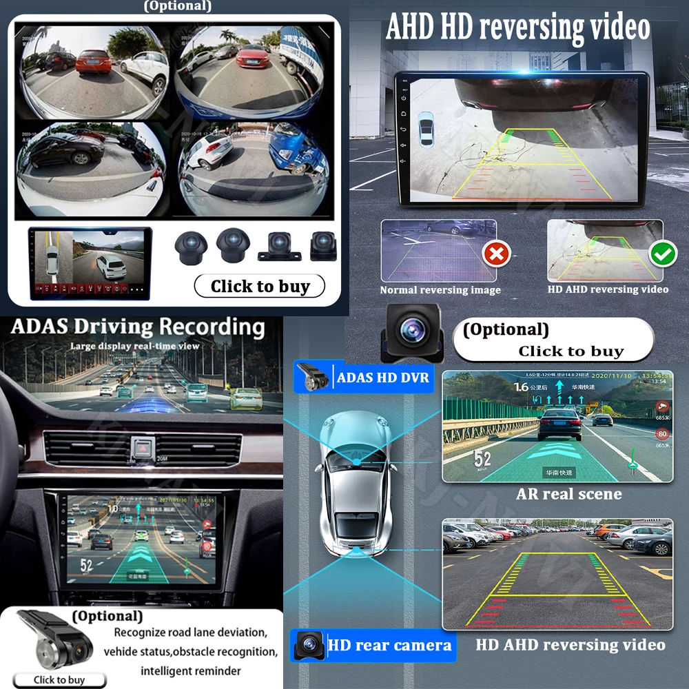 для Toyota Tacoma N300 2015 - 2021 Android 12 Видеоплеер Авто Радио Авто Мультимедиа Навигация Стерео GPS 9 дюймов 360 камера FM 1