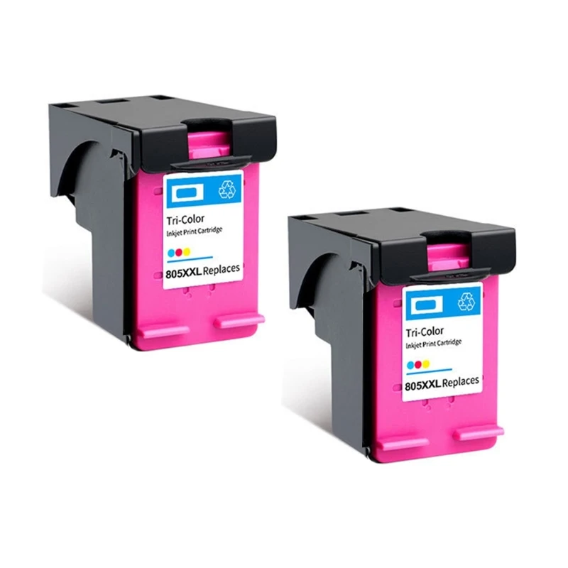 805XL Сменный цветной струйный картридж для принтера HP DeskJet 1210 1212 Долговечные отпечатки с емкостью XXL HXBE 1