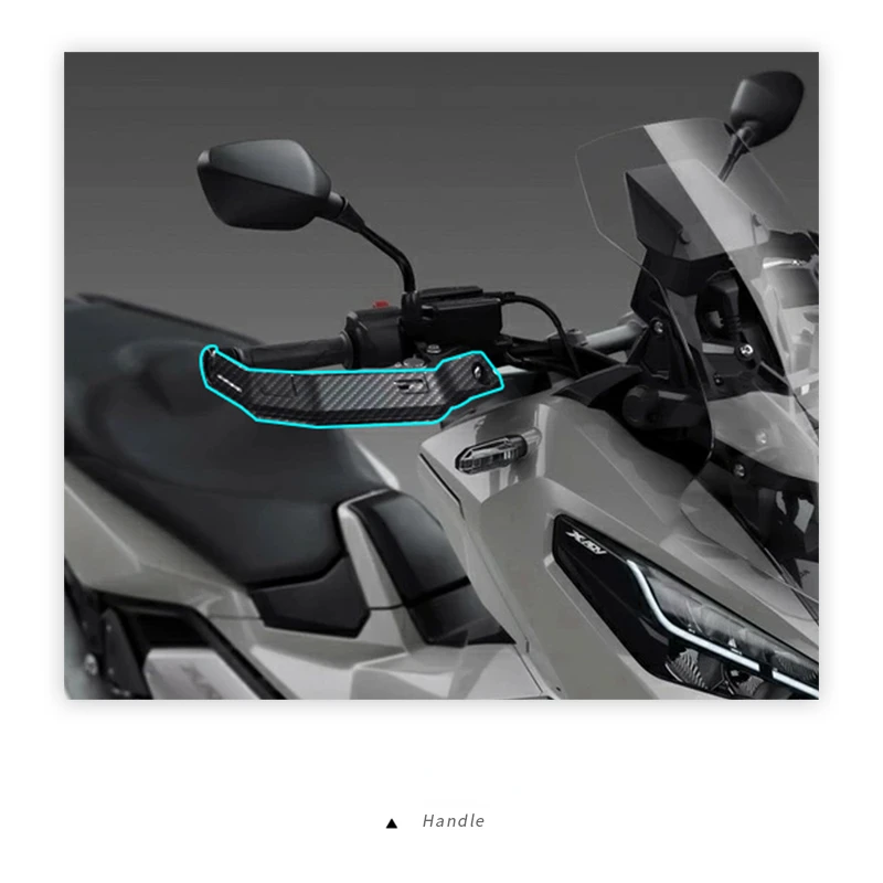 3D Углеродное волокно Боковые наклейки Бак Накладка Газойль Наклейка Мотоциклы Аксессуары для украшения для HONDA XADV 750 XADV750 2021 2