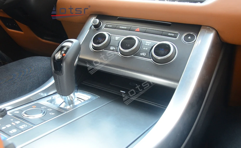 QI Автомобильное беспроводное зарядное устройство для Range Rover Sport 2014+ Интеллектуальный инфракрасный держатель для телефона с быстрой зарядкой для iPhone Samsung Huawei 1